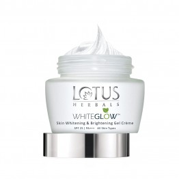 Lotus Herbals Whiteglow Skin Whitening And Brightening Gel Cream, SPF 25, 60g